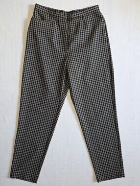 New York & Company High Waisted Plaid Checkered Trousers 12